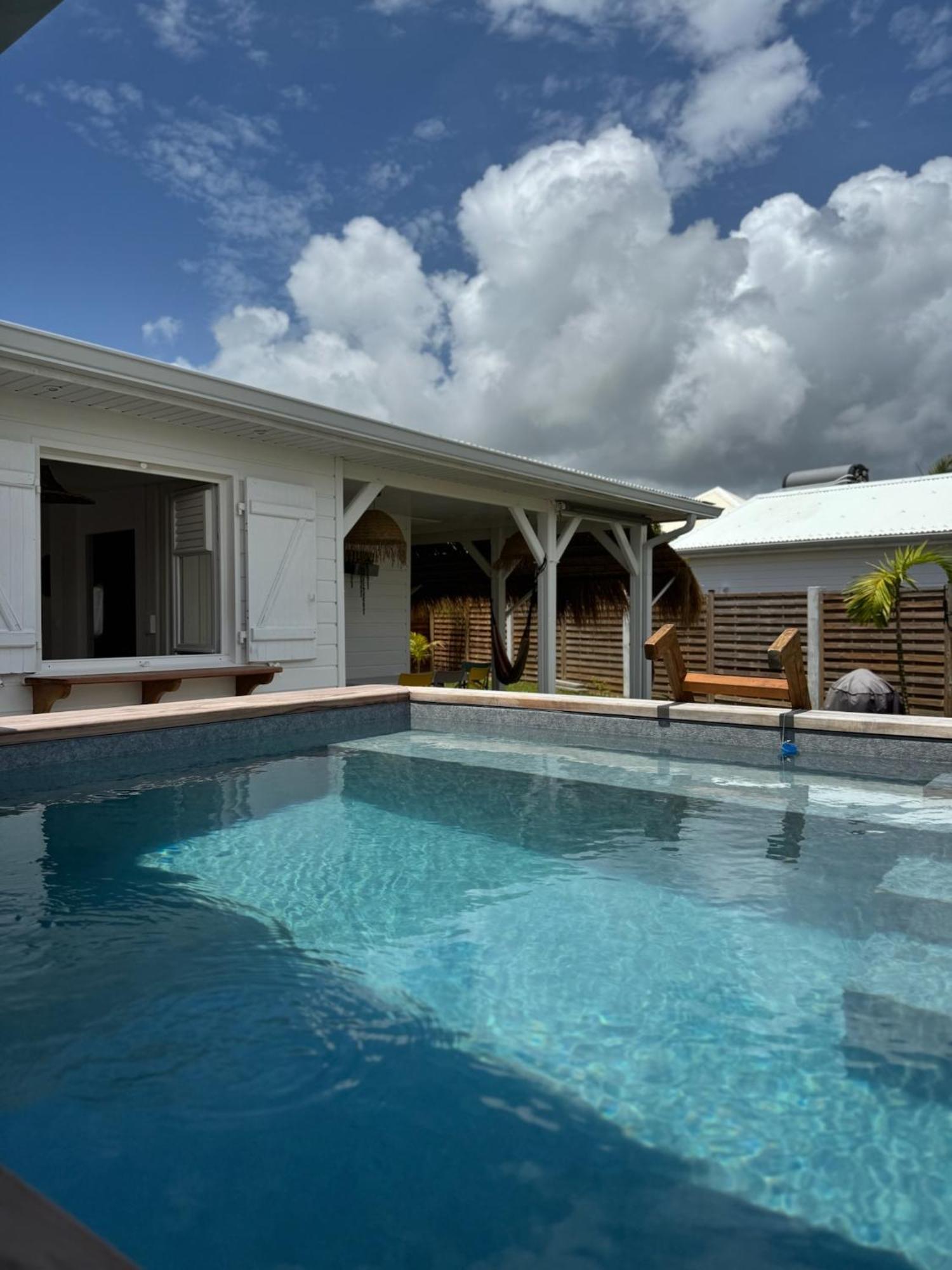 Les Cabanes Cosy A 2 Pas Du Lagon - Charme Et Confort Le Francois Exterior photo